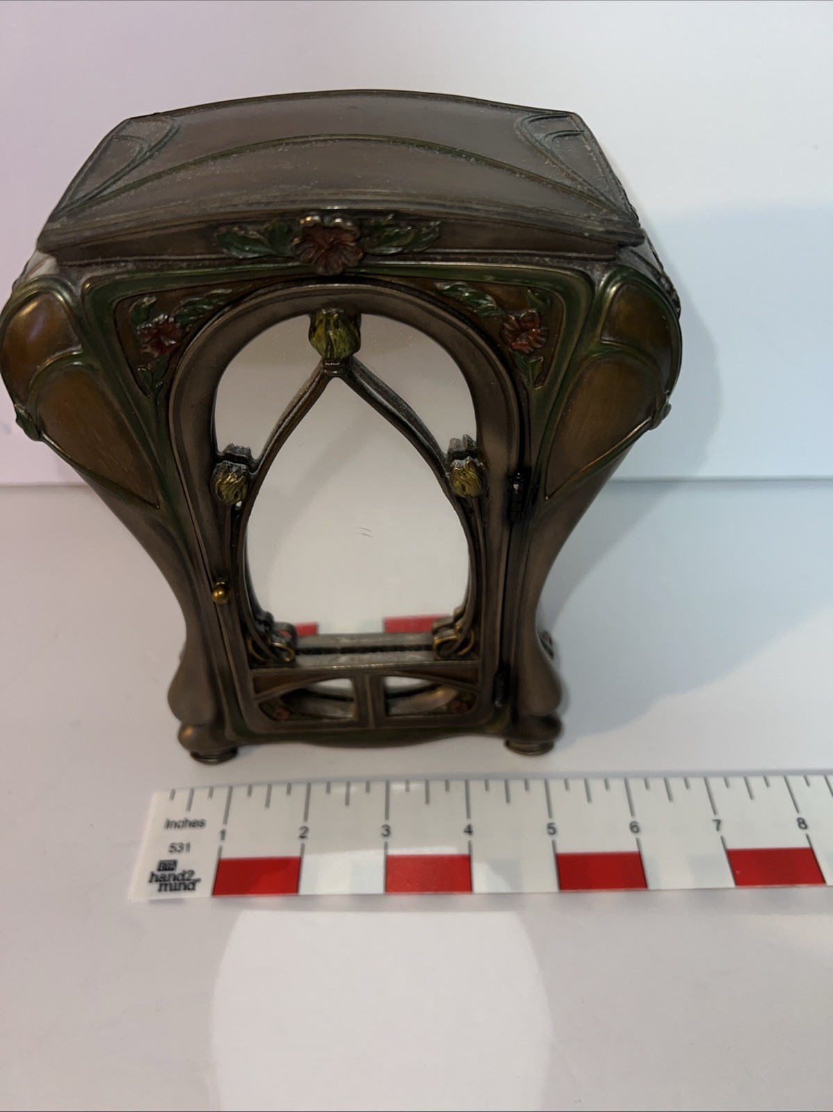 Chronicles of Narnia miniature magical wardrobe 7” Cabinet Jewelry Box