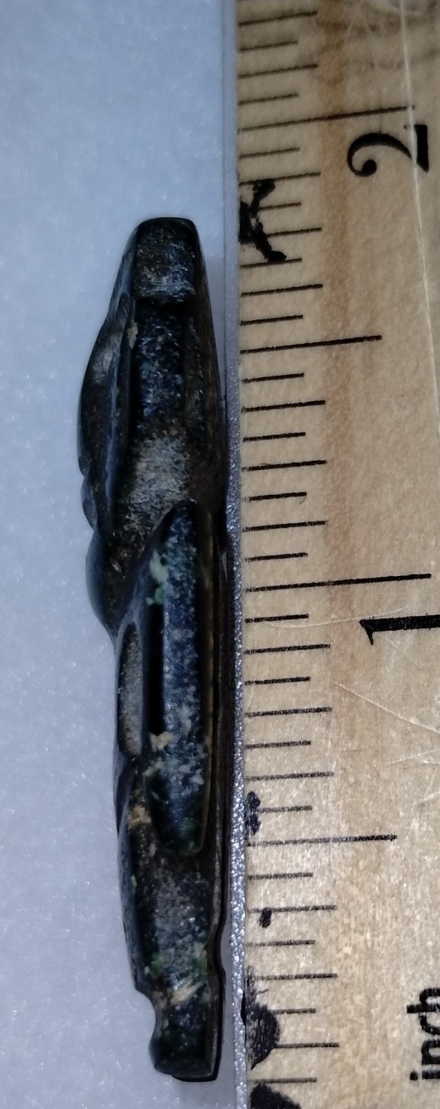 Olmec Figure Pre-columbian Mesoamerican Jade Bead Pendant