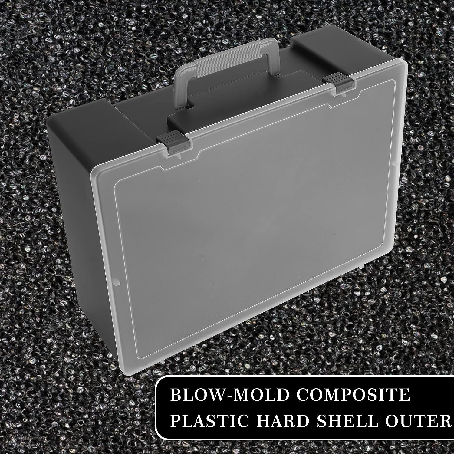 Miniature Storage Sturdy Carrying Figure Case 108 Slot for Warhammer and D&D