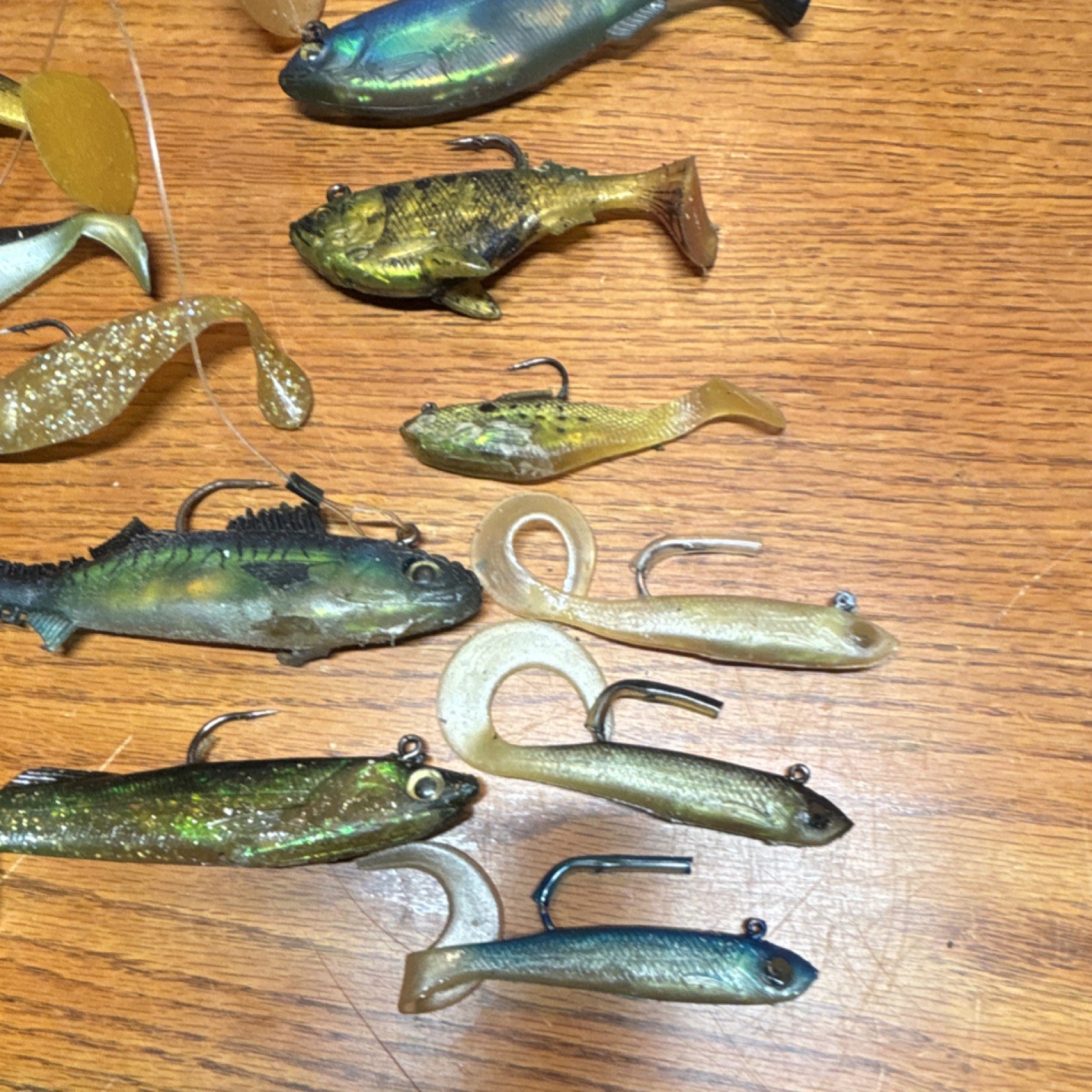 Bass Assassin, Rattlesnake Soft Plastics Mixed Lot. Freshwater Fishing Lures