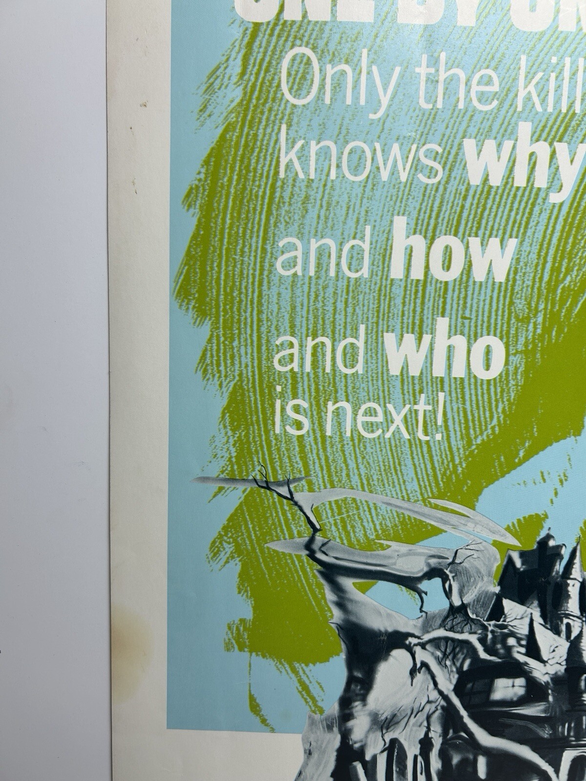 1971 Horror Movie Poster * THE HOUSE THAT SCREAMED * Thriller HALF SHEET 22 x 28