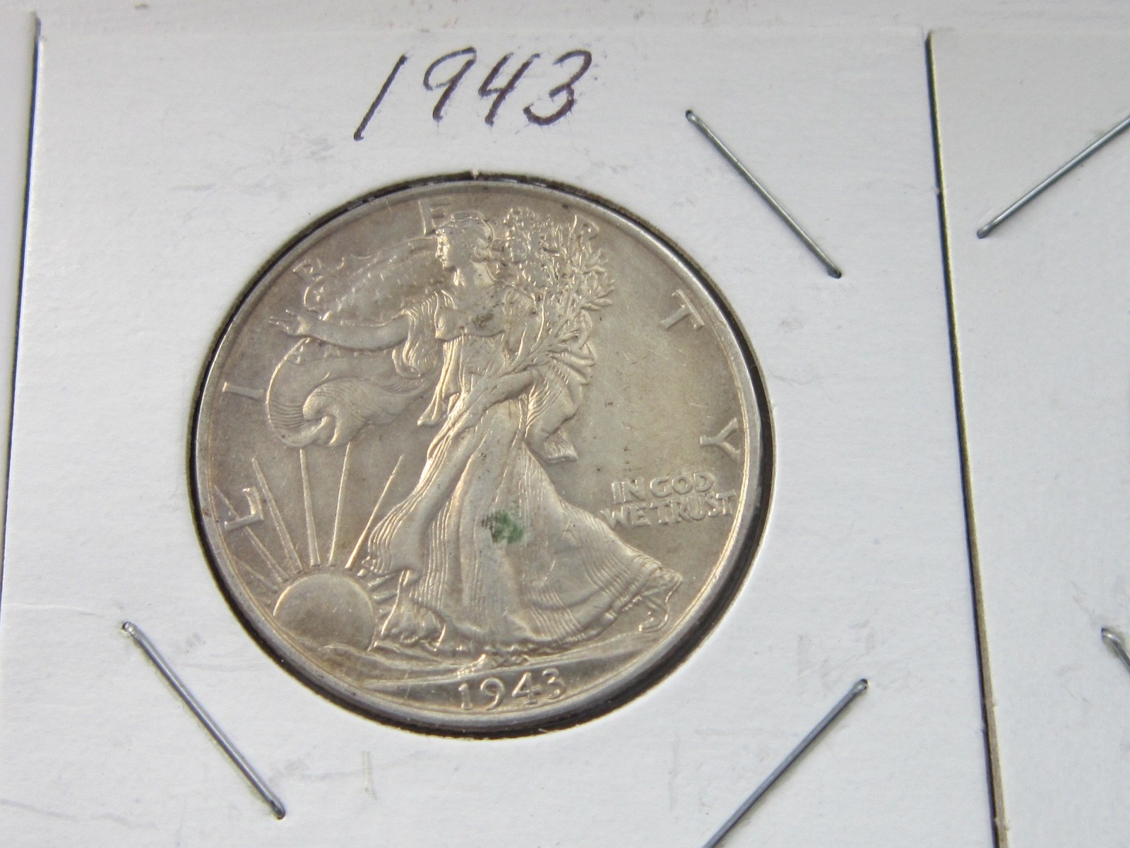 Five 1943 WALKING LIBERTY Half Dollar Silver Coins & FIVE 1943 Mercury Dimes
