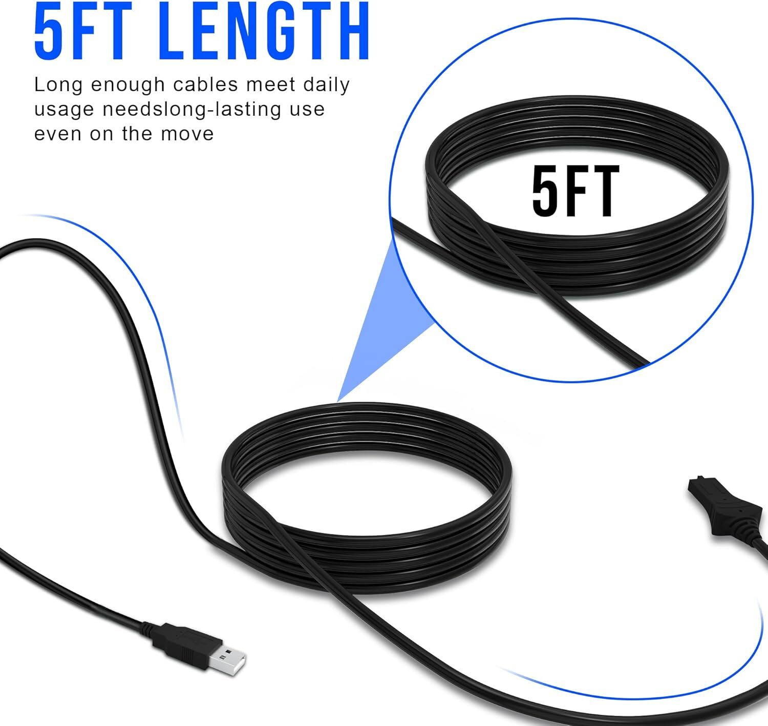 for Minn Kota i-Pilot Link Remote Control USB Charger Charging Cable 1866460