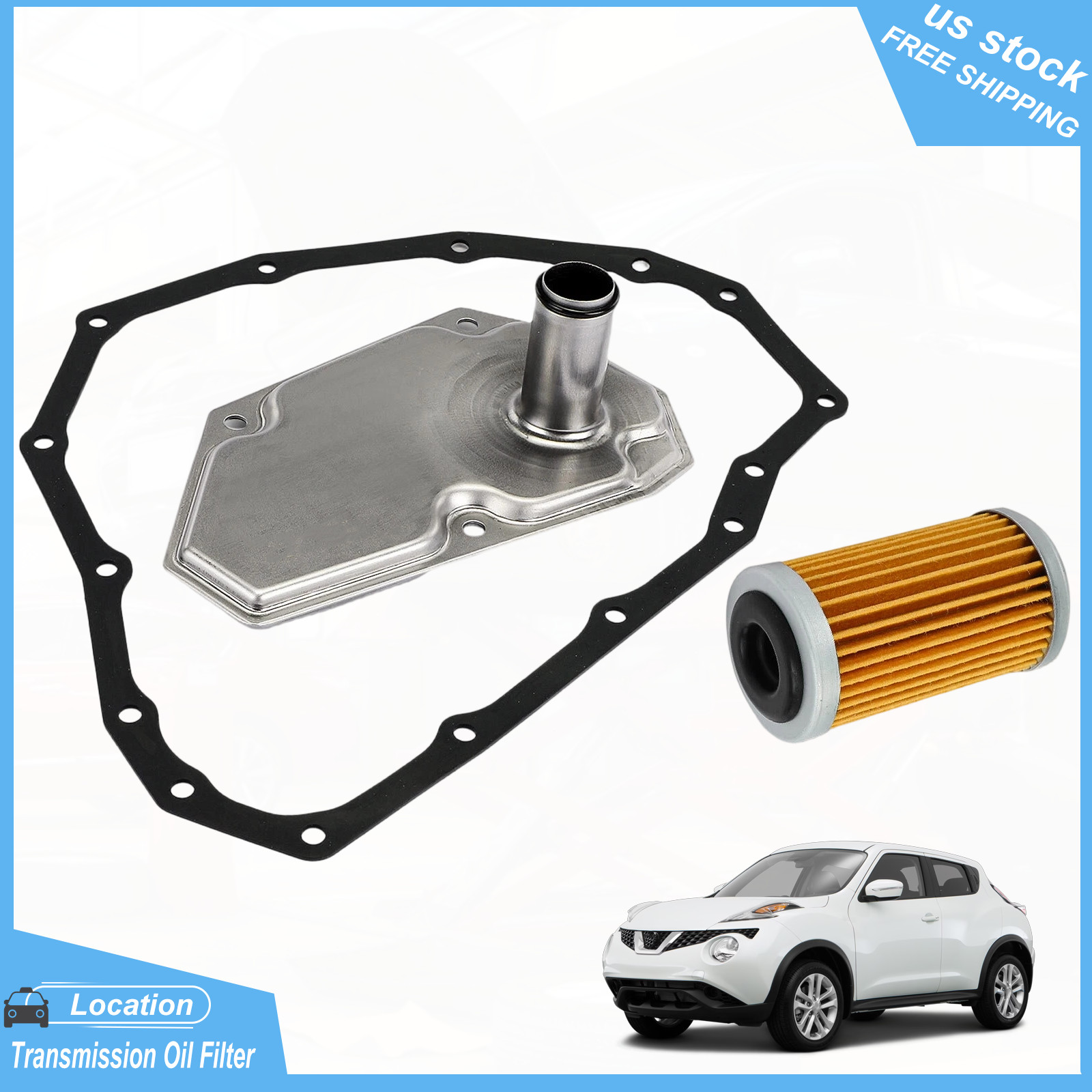 Auto Transmission Oil Filter &Gasket Kit Fits for Nissan SUZUKI MITSUBISHI Spark