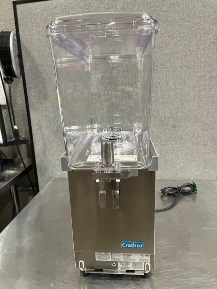 Crathco Bubbler Single 4.75 Gallon Bowl Refrigerated Beverage Dispenser - 120V