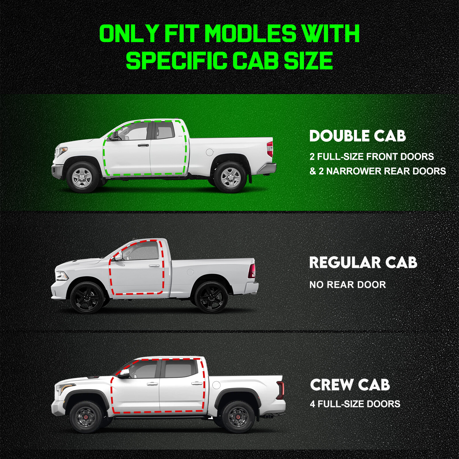 For 07-18 SILVERADO/SIERRA 1500 DOUBLE CAB 6" Running Board Side Step Nerf Bar H