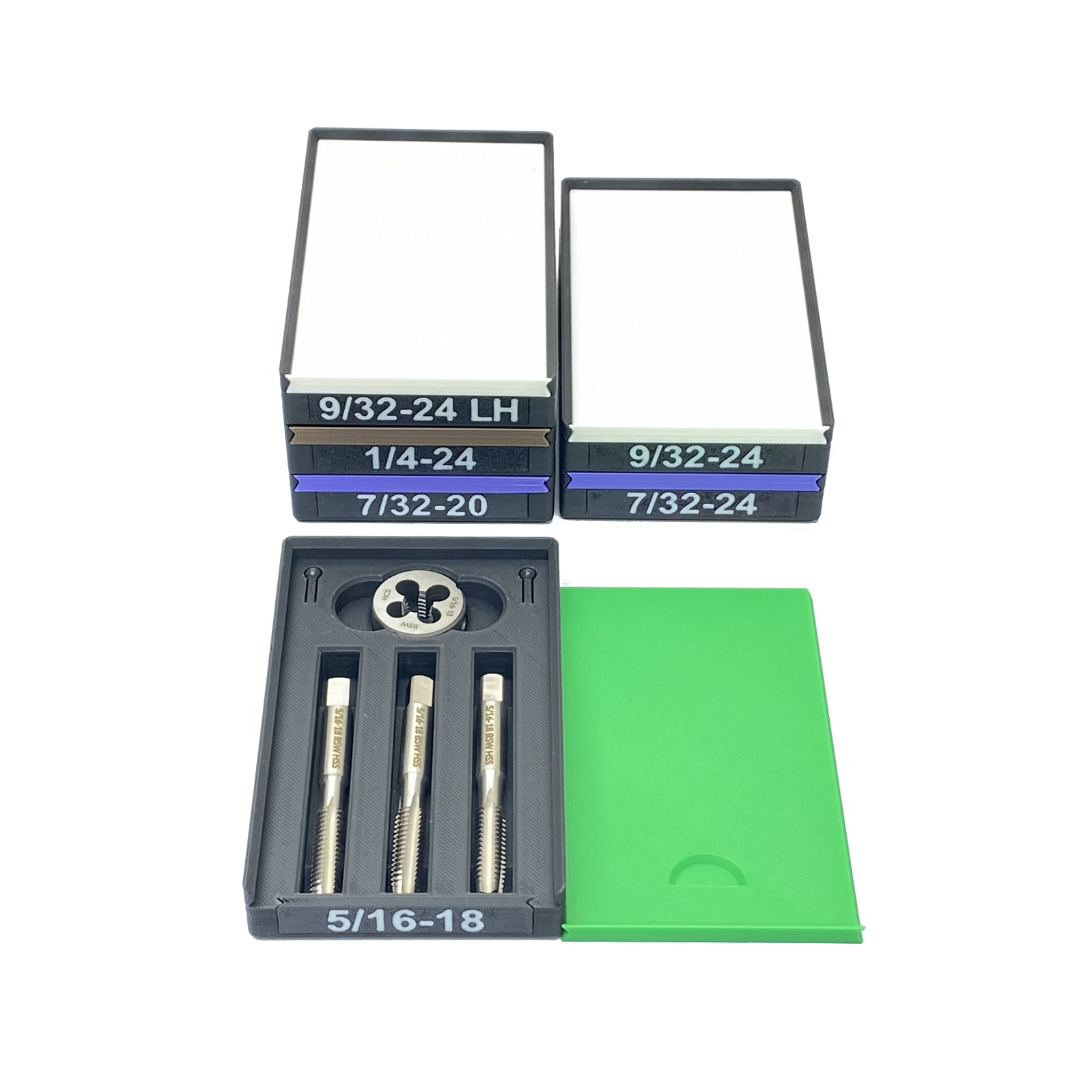 Complete 30 Piece Tap & Die Set -- Stanley Plane Restoration Tools