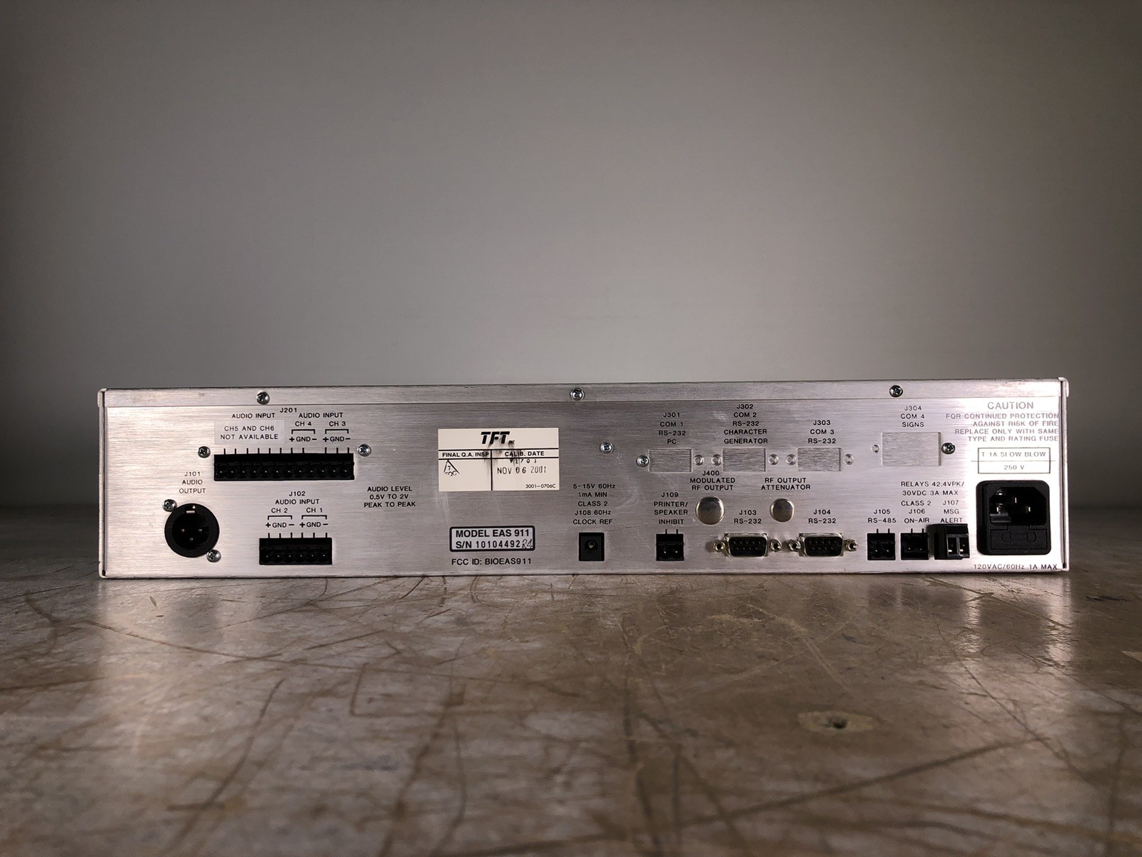 TFT EAS 911 EMERGENCY ALERT SYSTEM ENCODER/DECODER