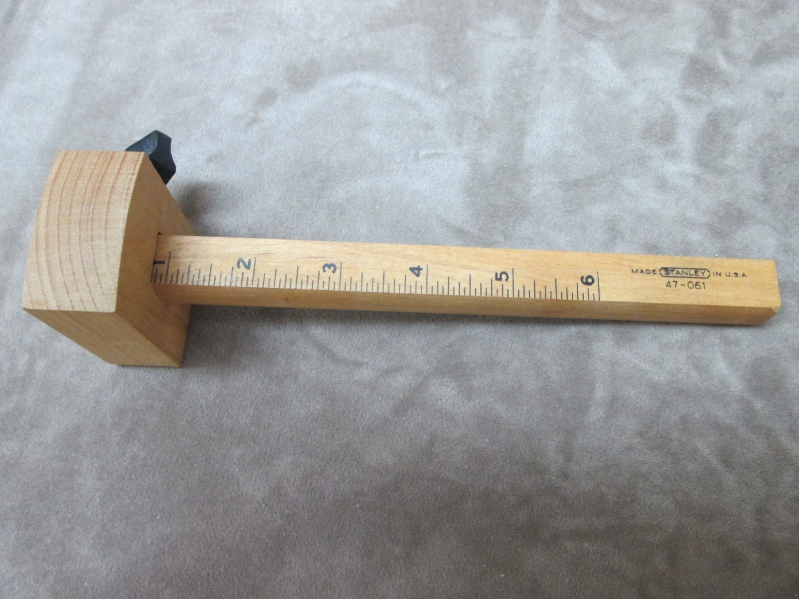 Stanley Marking Gage 47-061 6" Made USA Wood missing pin at end