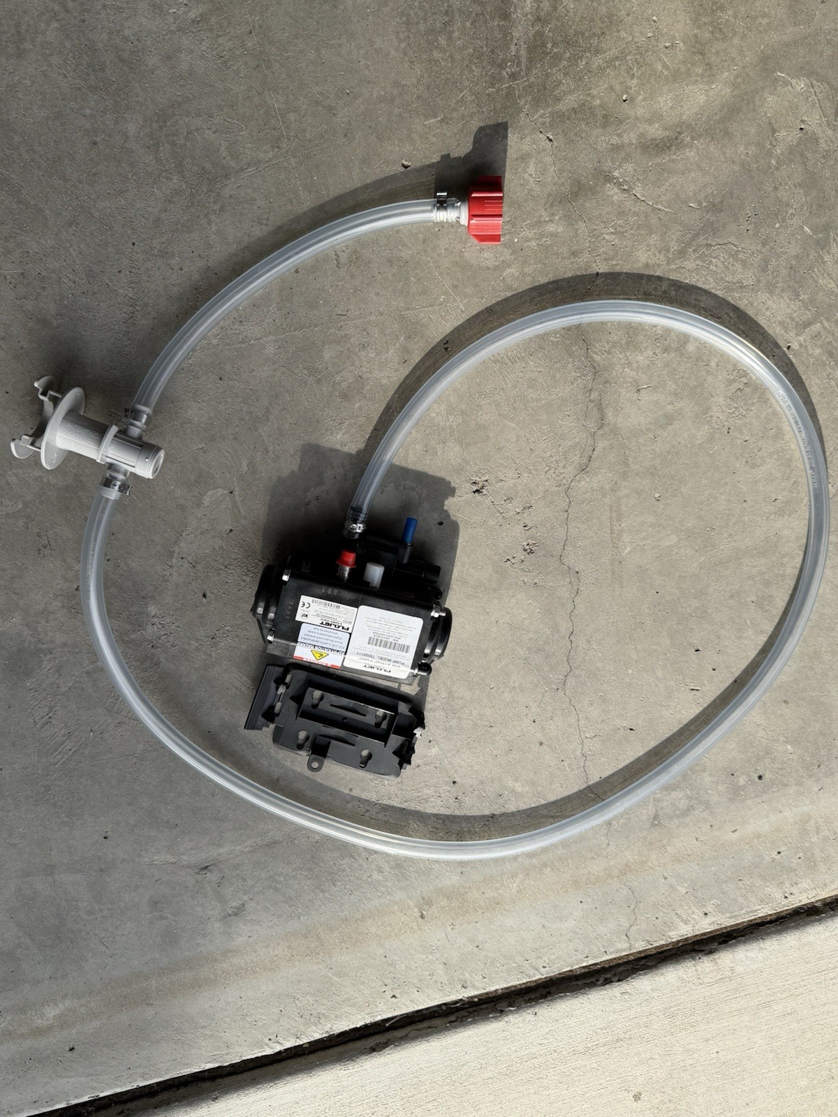 FLOJET Bag In Box Pump P5000 with Mount, 5ft Hose, Coke + Pepsi Connector