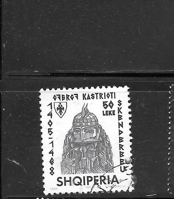 ALBANIA SC#2546 1997 POSTALLY USED DEFINITIVE XF SKANDERBEG OLD SINGLE STAMP