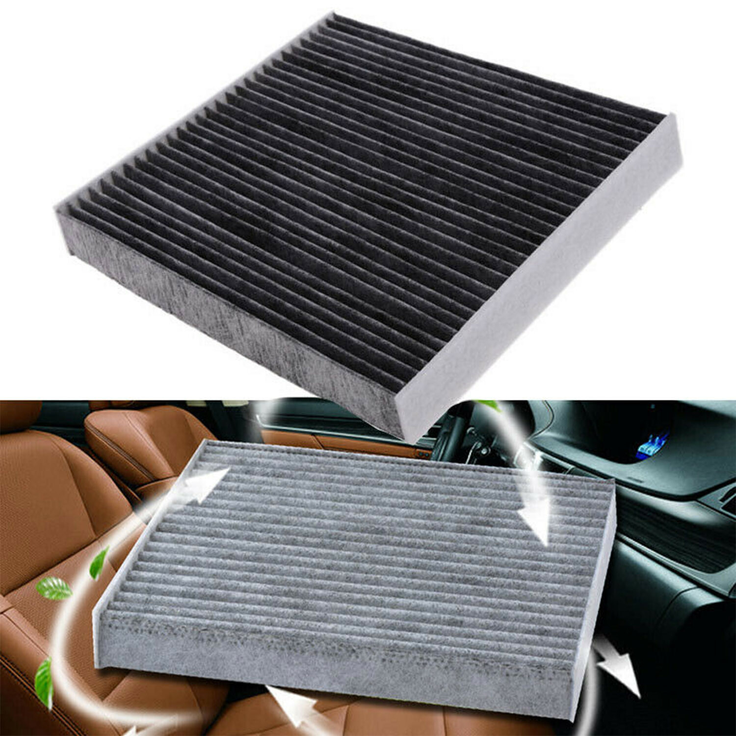 New Activated Carbon AIR FILTER 87139-YZZ20 87139-YZZ08 For Toyota A/C CABIN US