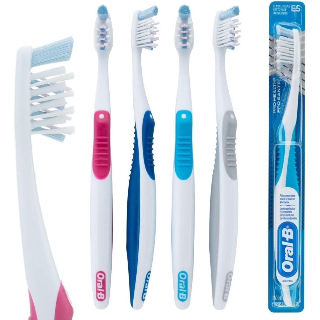 12-Pack Oral-B CrossAction Gentle Clean Manual Toothbrush 35 Extra Soft Bristles