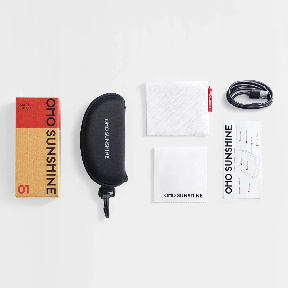 OhO Sunglasses Blue Light Action Smart Glasses With 32GB Memory