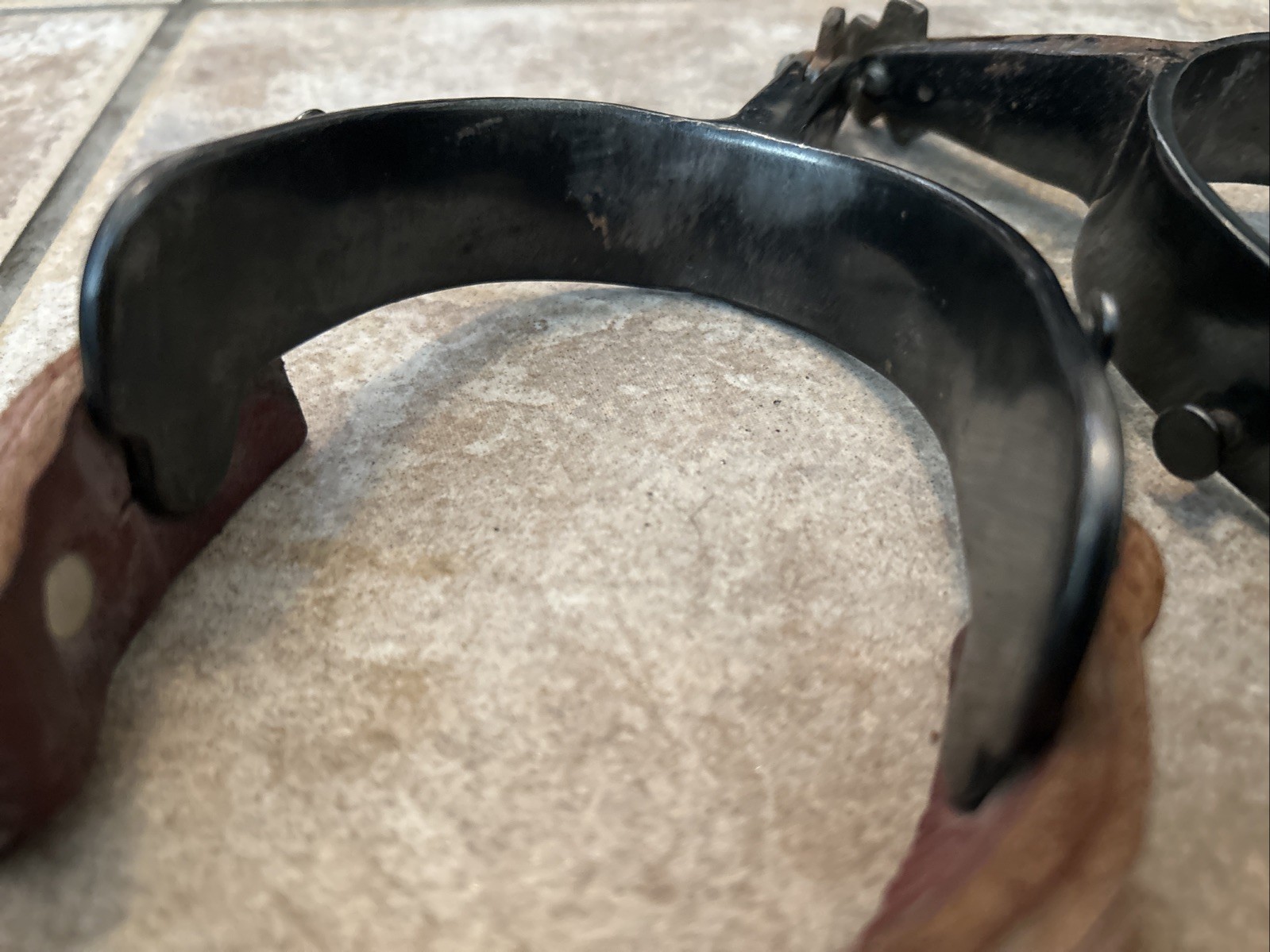 Vintage Western Cowboy Spurs Marked BB Bob Blackwood