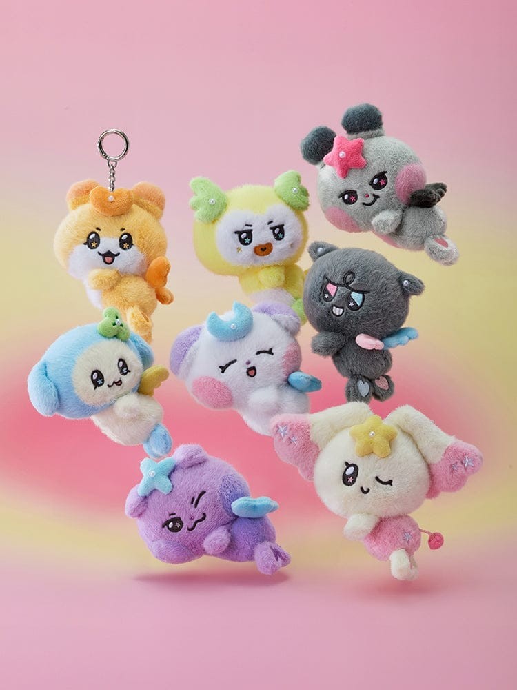 ATEEZ MIGHTEEZ LINE FRIENDS WONDER FAIRY PLUSH KEYRING + PHOTOCARD SEALED