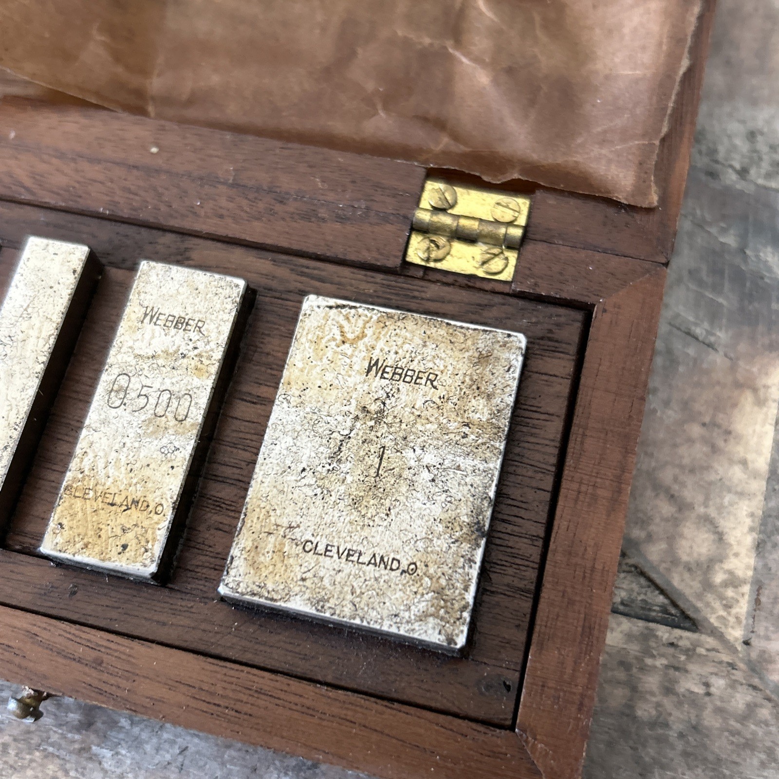 5 Webber Machinist Gauge Blocks Plus 5 Unmarked Blocks