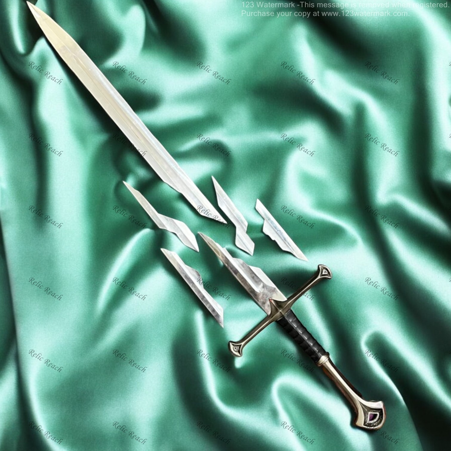 LOTR Anduril Shard of Narsil, High Carbon Steel Premium Hobbit Christmas GIFT BF