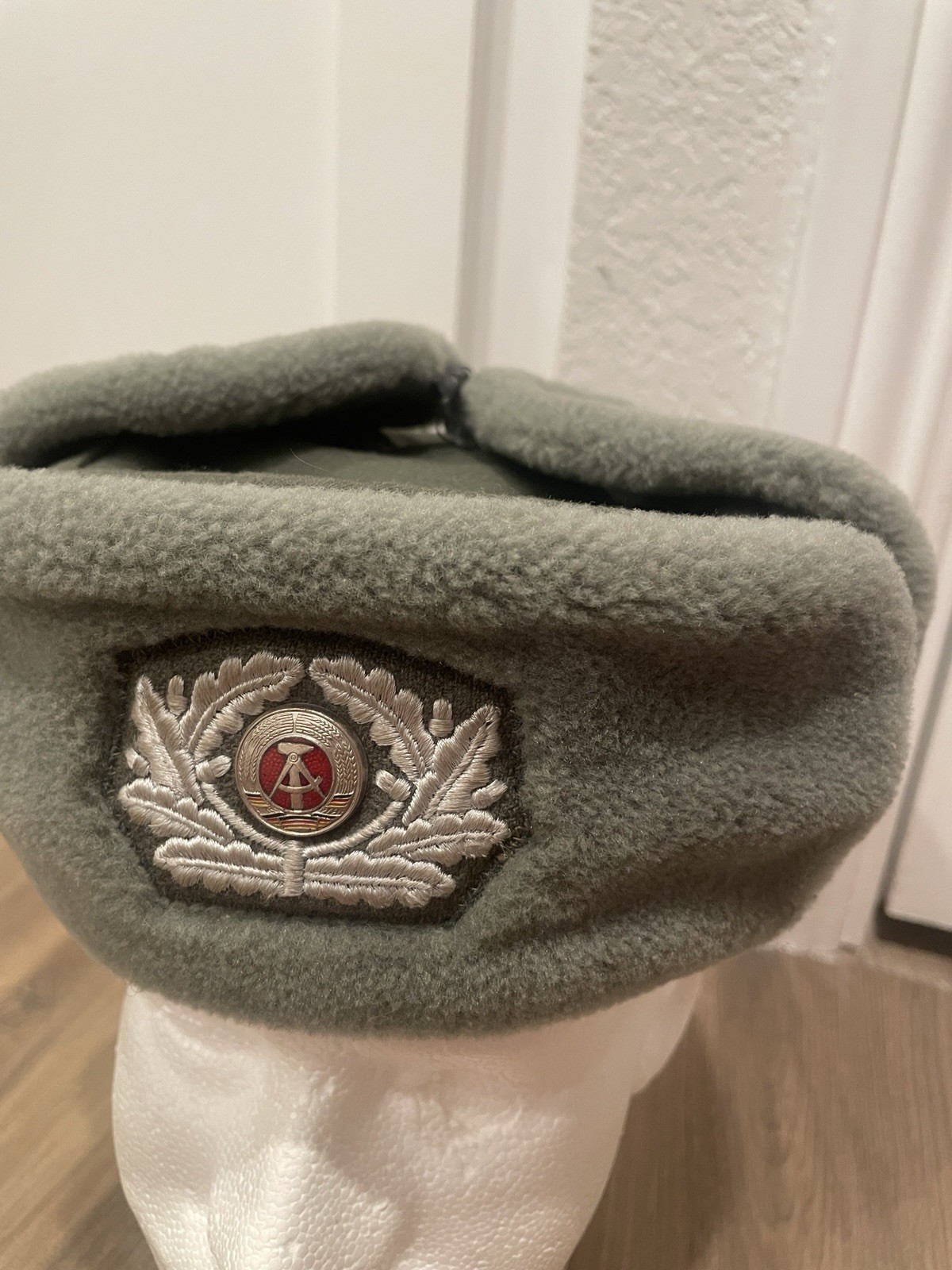 East German DDR NVA Officer Ushanka Winter Hat Wintermutze 1967