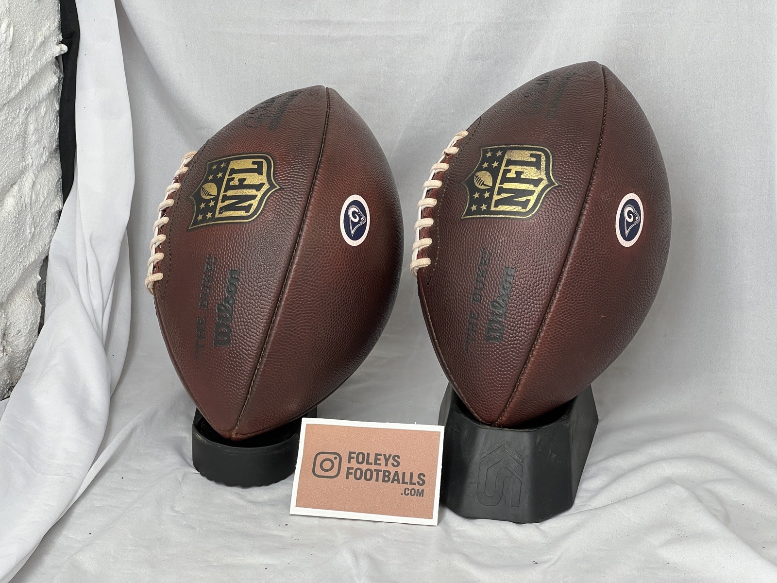 NFL "The Duke" Wilson Football - Game Ball 2x Rams - Game Prepped & Conditioned