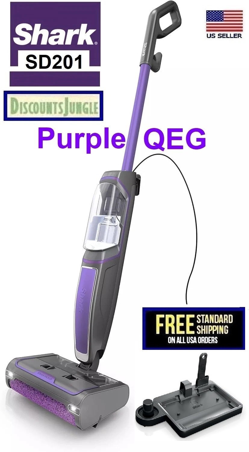 Shark SD201 Steam Pickup 3-in-1 Steam Mop Picks Up Debris Deep Scrubs Cleaner