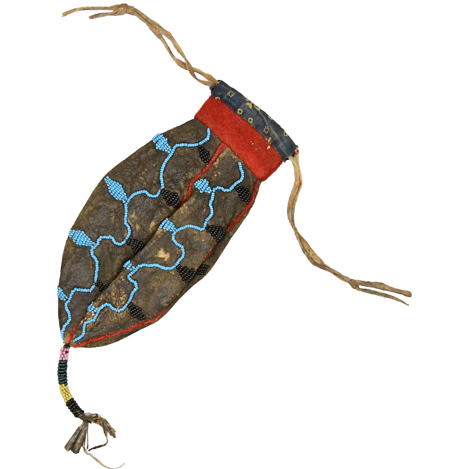 Eastern Sioux Four Sided Tobacco Bag Early Trade 1870