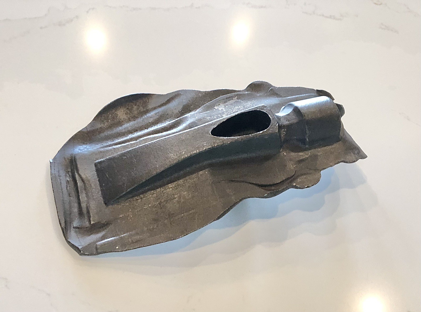 1920s Metal Hammer Forging, Antique Tool Claw Hammer Head, Forged Mold RARE