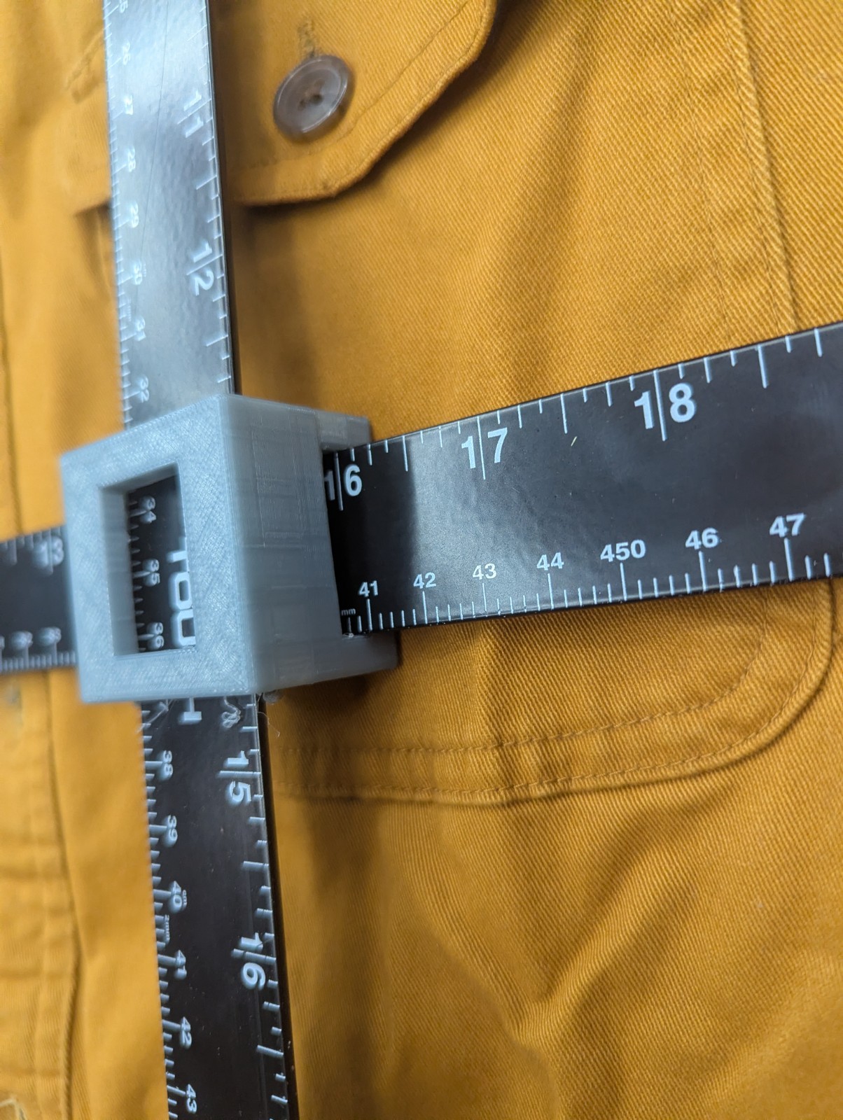 Plastic Yardstick Reseller Ruler Adapter Tool For clothing Quick Measurements