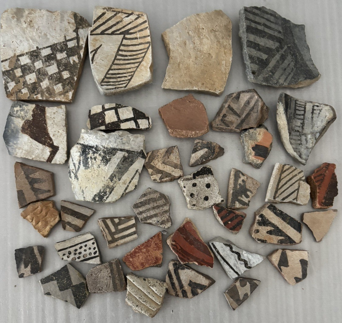 30+ Ancient Anasazi Native American Pottery Shards Arizona L10-E FREE SHIP