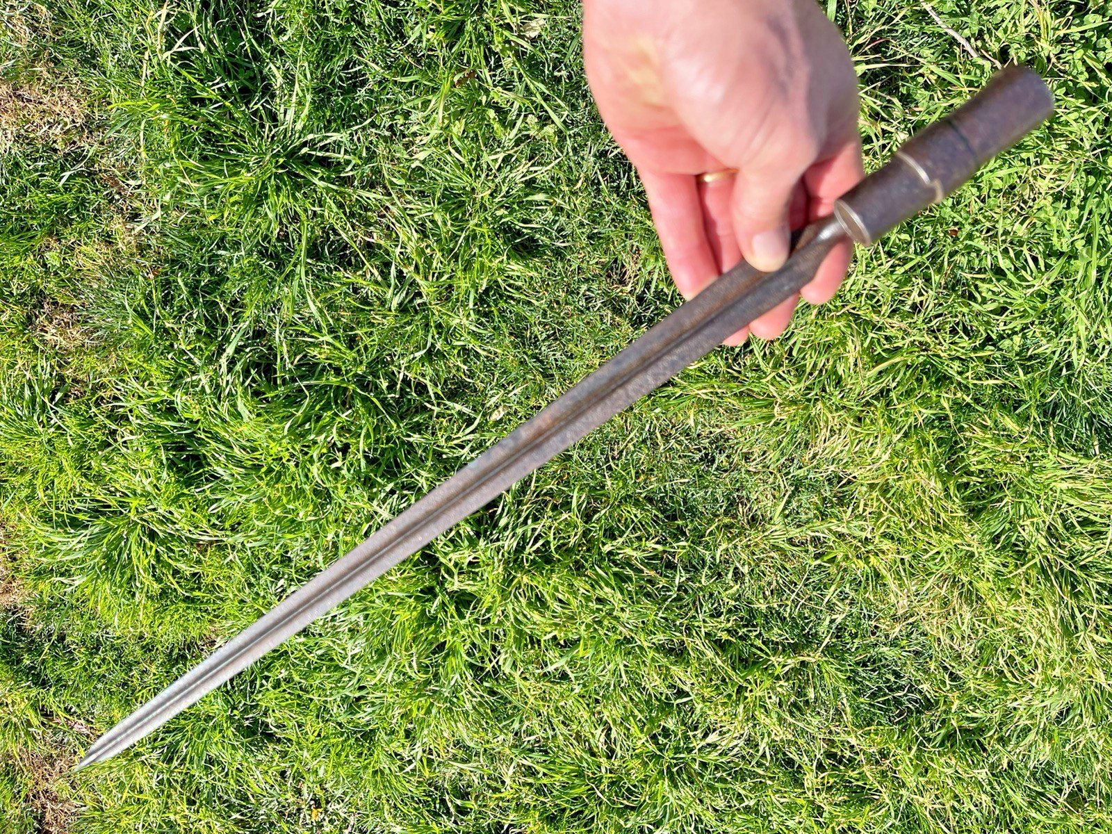 Antique US Civil War Austrian Import Socket Bayonet