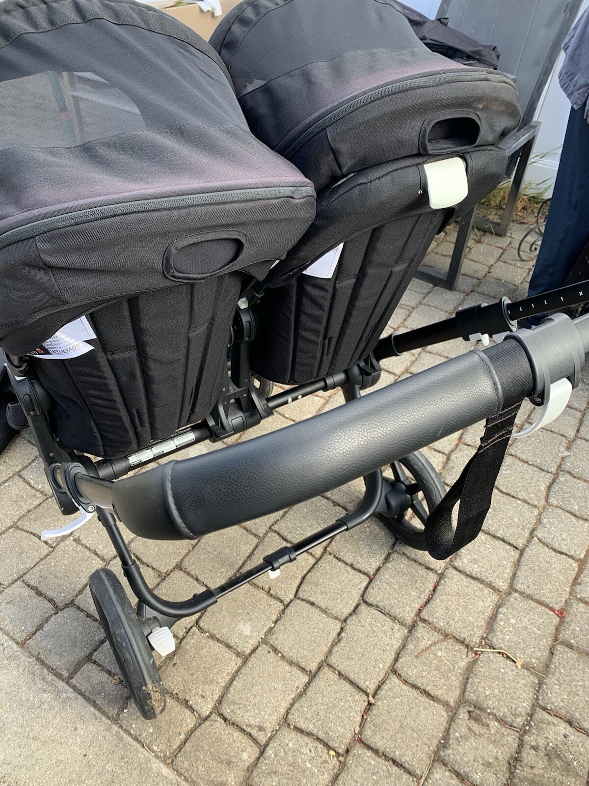 Bugaboo Donkey 3 Twin bassinet and seat stroller With Accessories Black