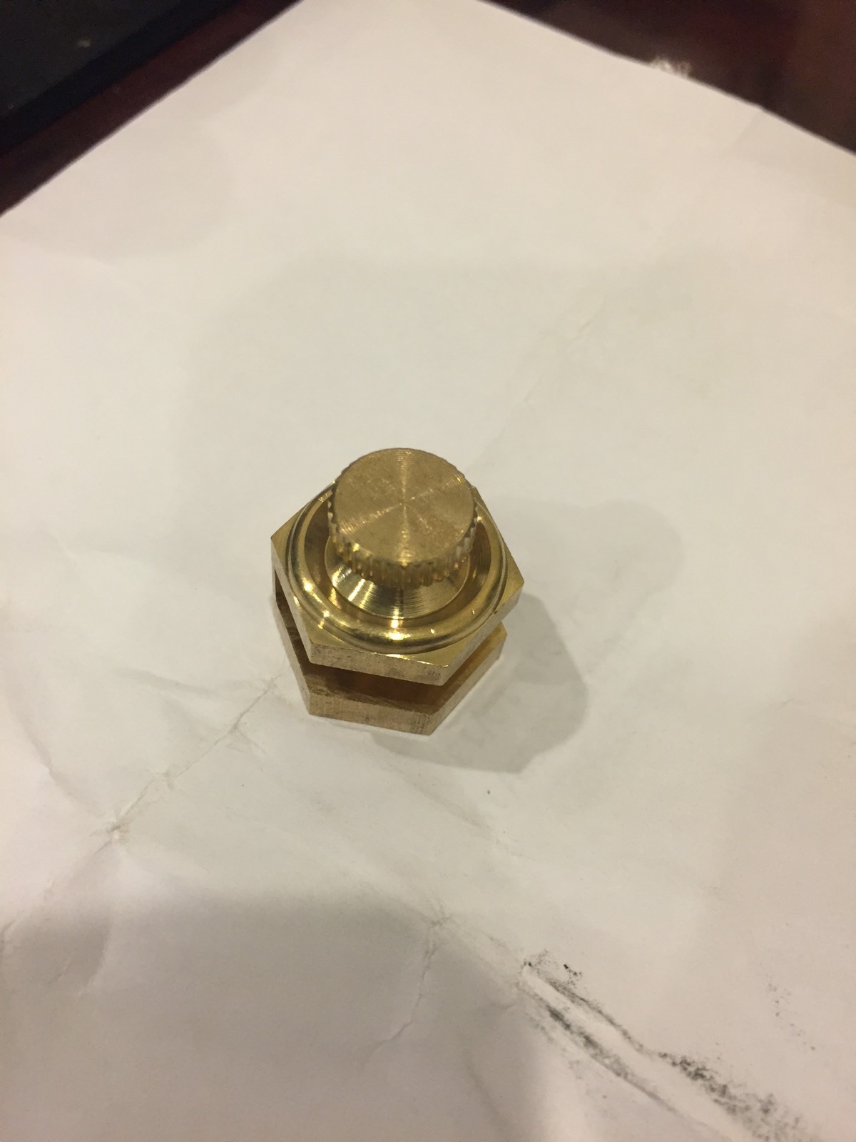 W8HOG Bug Zapper Brass Weight - Fits Vibroplex Round, Flat, & X Shaft Keyers