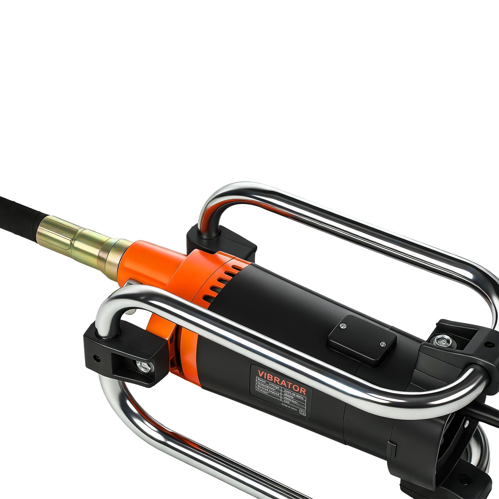 Electric Concrete Vibrator 2000W 14-3/4 feet Poker to Remove Air Bubbles