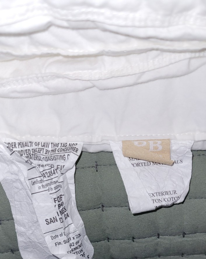 Pottery Barn PB Teen Duvet Insert Filler Queen White 91x89 Polyester Cotton