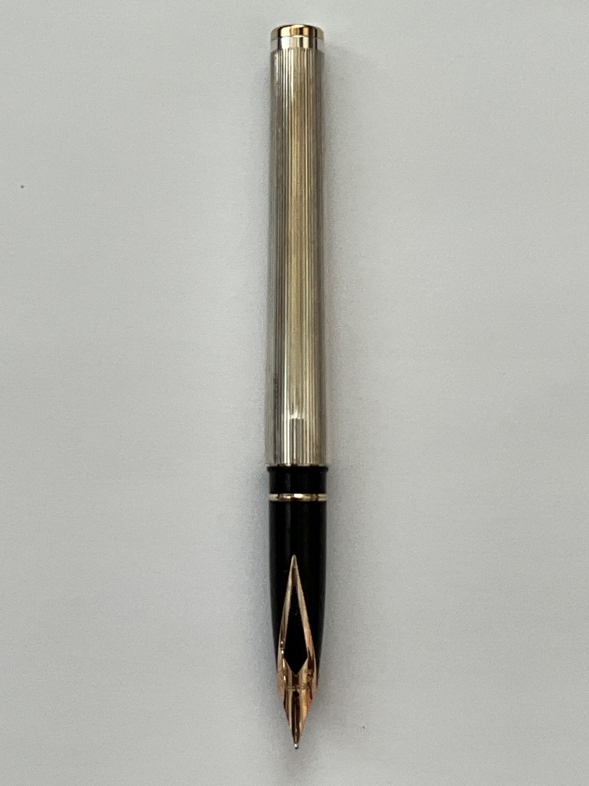 Sheaffer Imperial Sterling Silver Fountain Pen Made in USA - 14K Nib