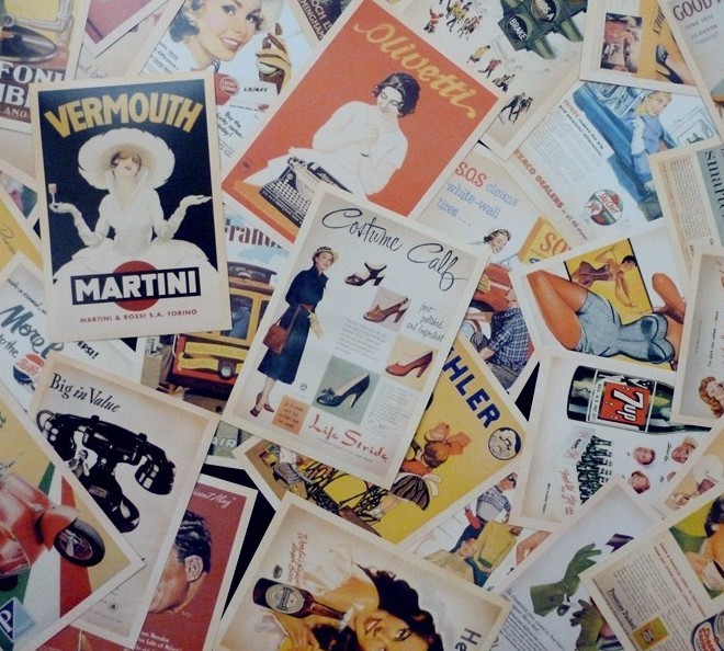 Lot of 32 Old Memories Forever Old Movie & Ads Poster Vintage Postcards