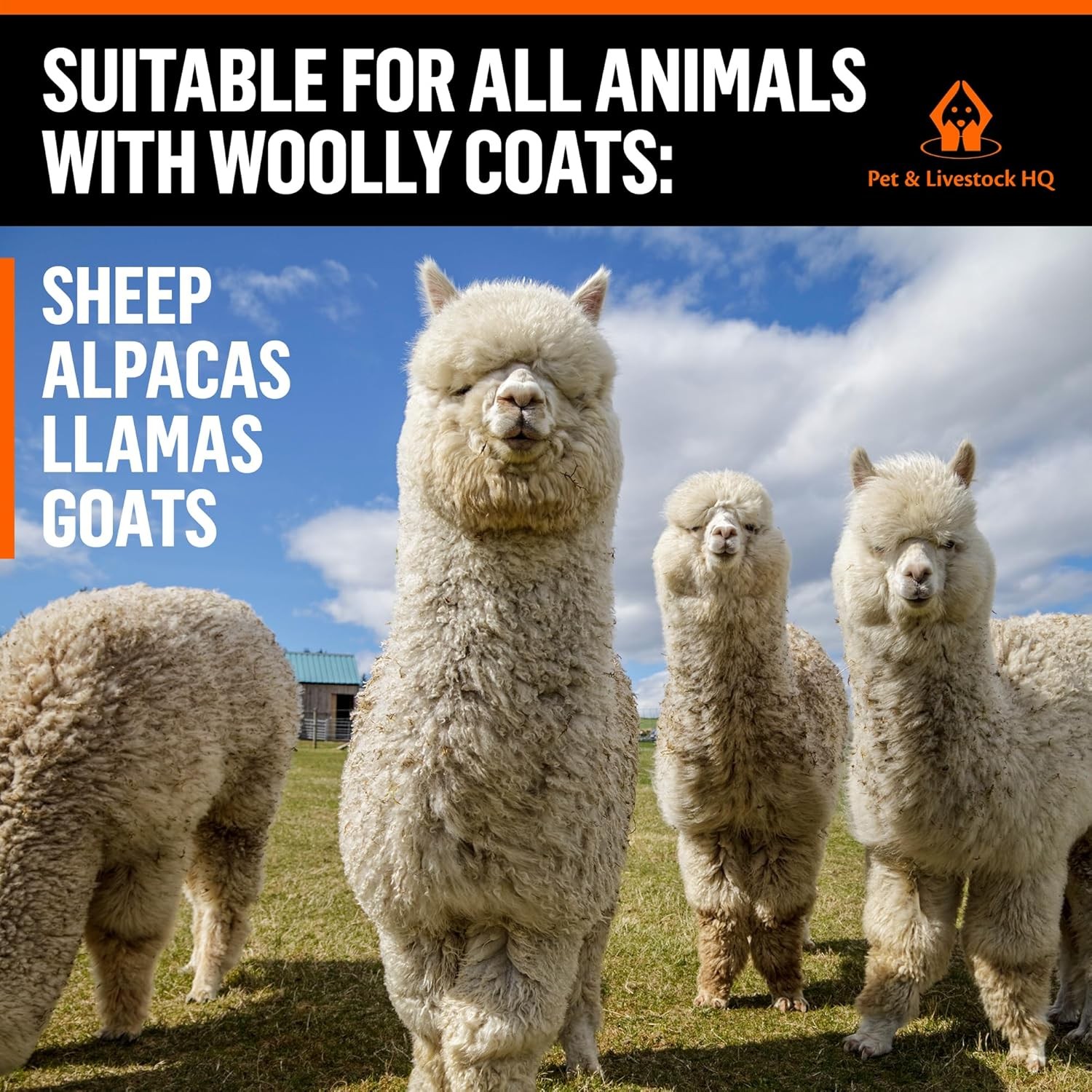 Sheep Shears Heavy Duty with 6 Adjustable Speeds - Professional Electric Clipper