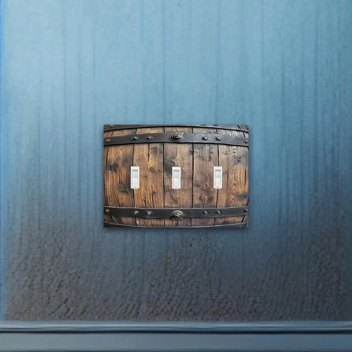 Whiskey Barrel outlet cover switch cover home decor light switch plate rocker