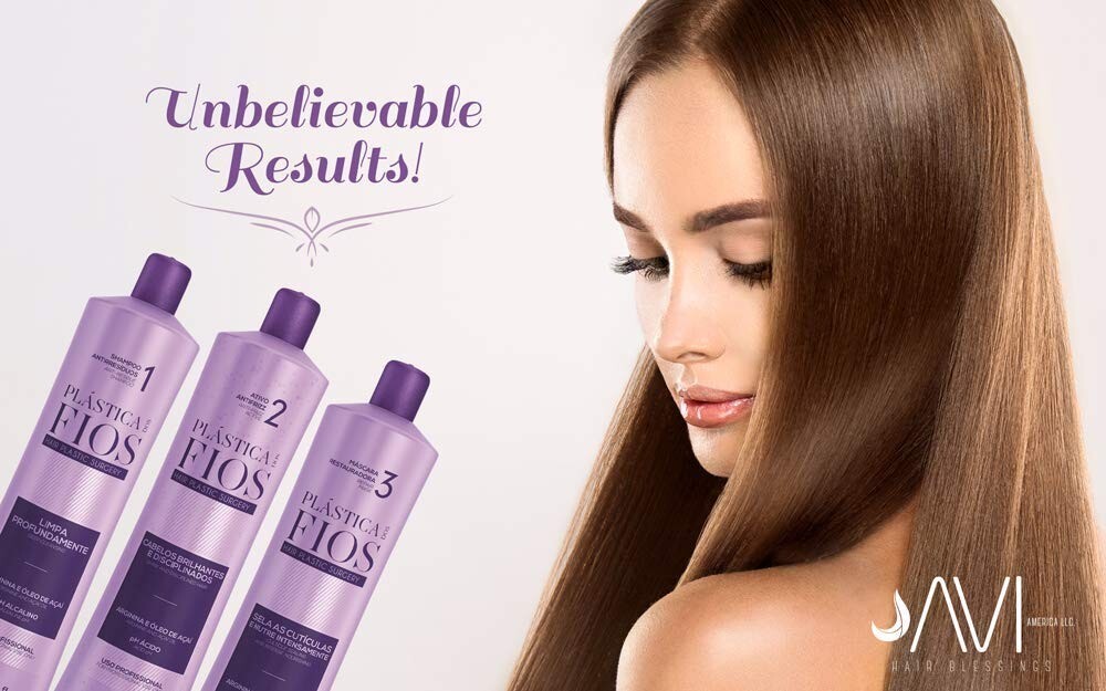 Progressive Cadiveu Plastica Brazilian Keratin System Anti Frizz -3x1L