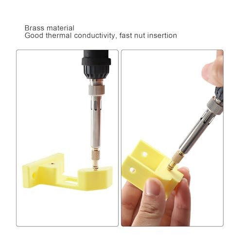 TS100 TS101 Soldering Iron Tips with M2 M2.5 M3 M4 M5 M6 M7 M8 Heat Set Insert