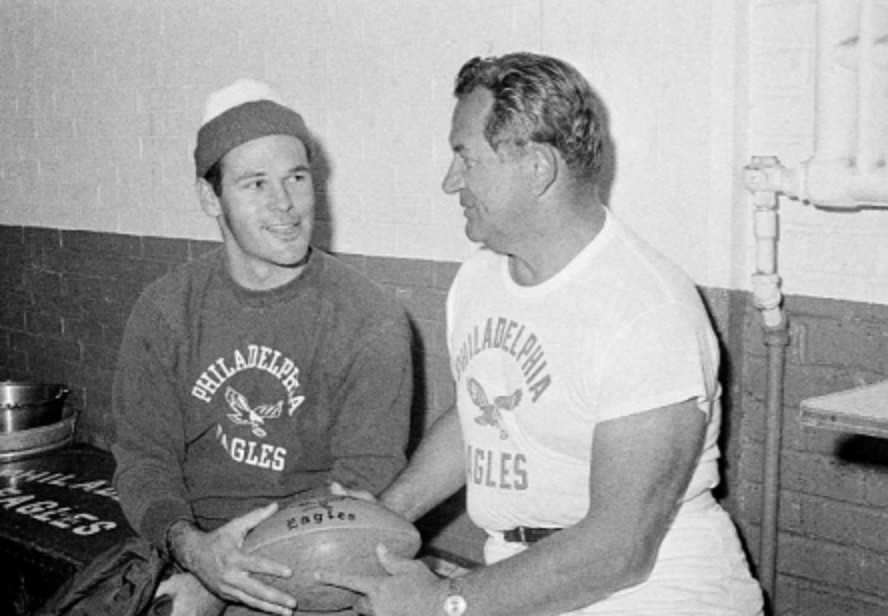 Philadelphia Eagles NFC Champions 1980 Team Issued Signed Wilson Football