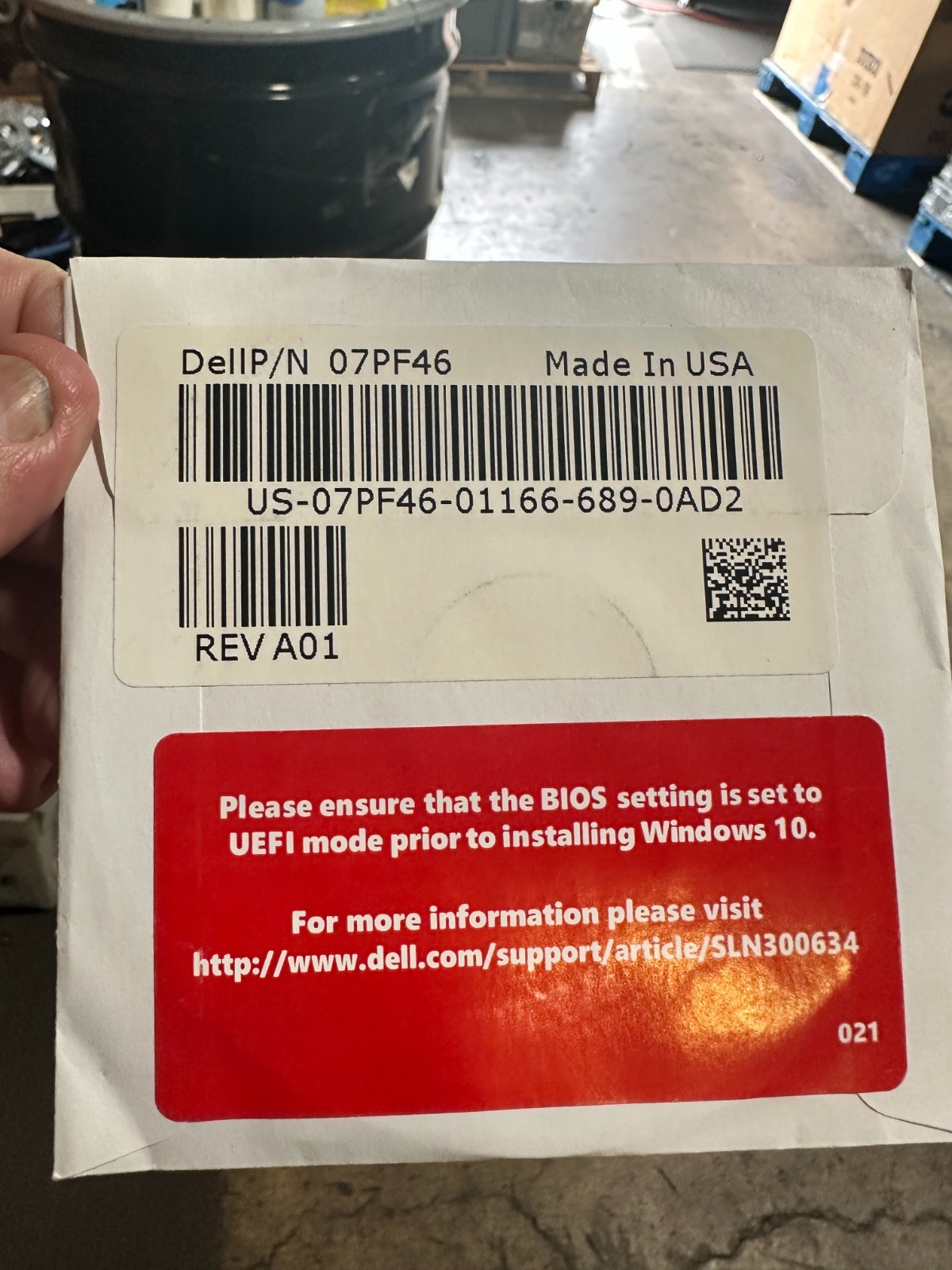 Dell Windows 10 Pro 64-bit Reinstallation Disc DVD SEALED