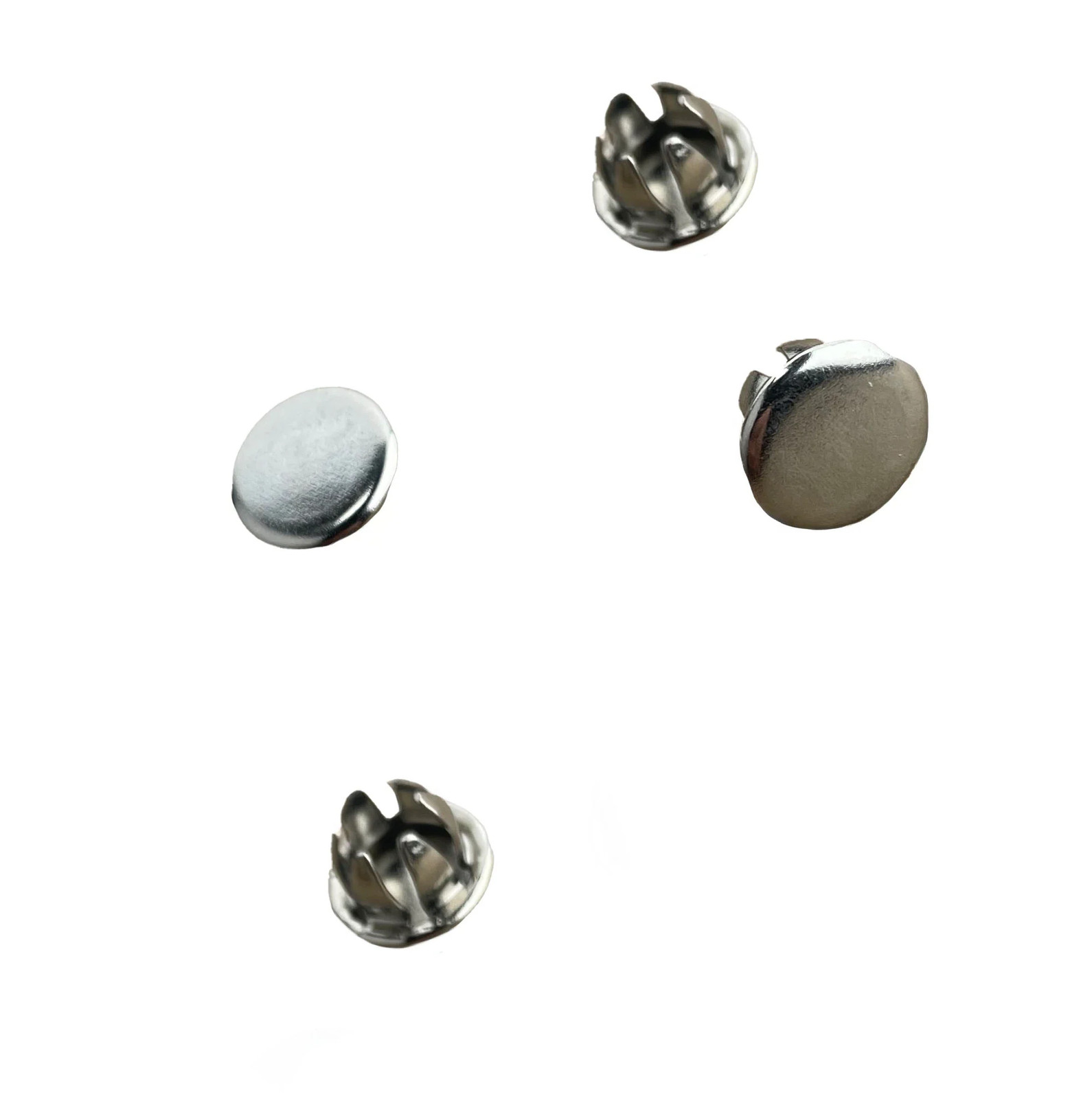 (4 PACK) 1/4" Nickel Plated Metal Hole Plugs for .031"-.062" metal SP-250-NK