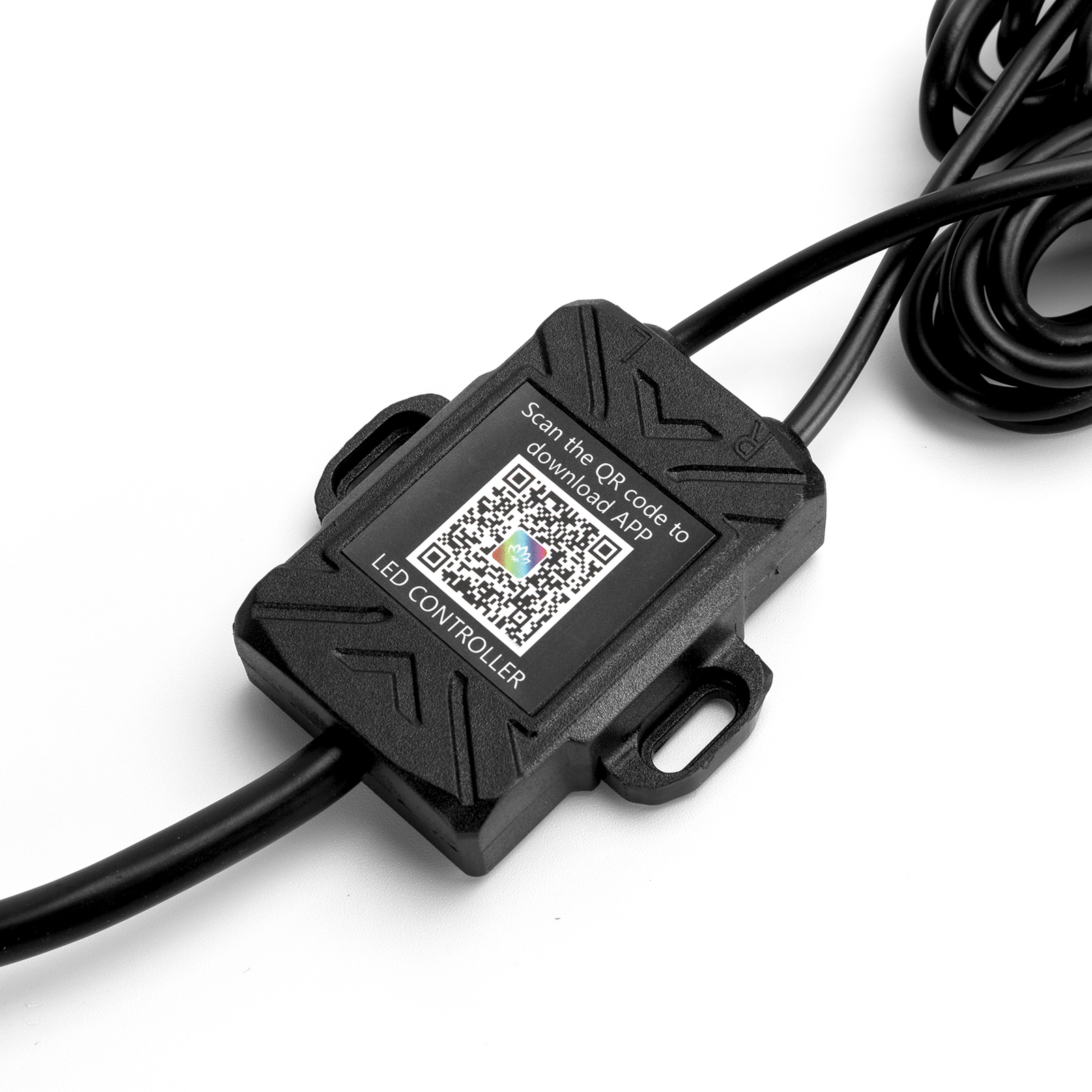 Pair 2FT Spiral LED Fat Whip Light Antenna RGB Chasing For Can-am X3 RZR UTV ATV