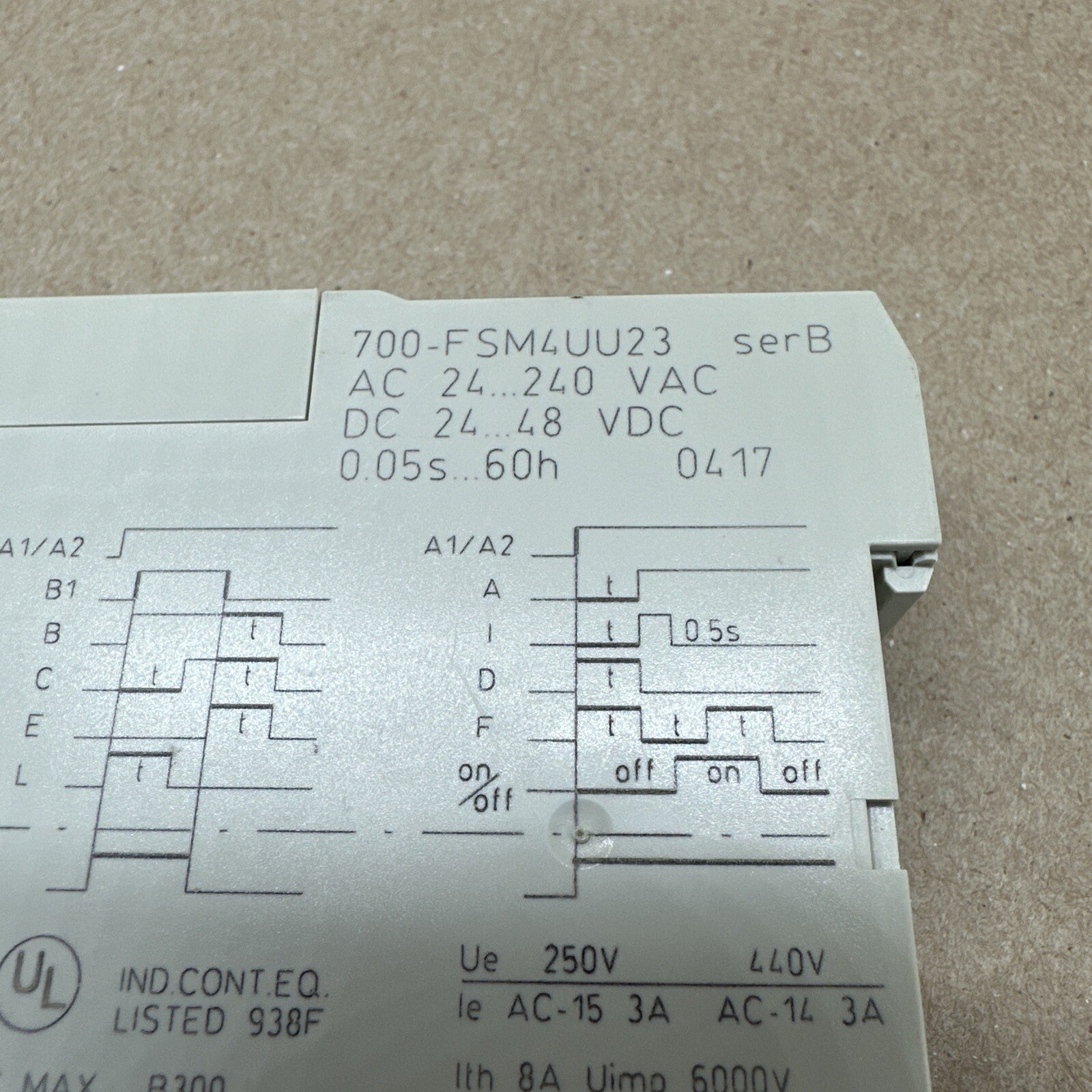 Allen Bradley 700-FSM4UU23 Multi Function Hazardous Location Timing Relay