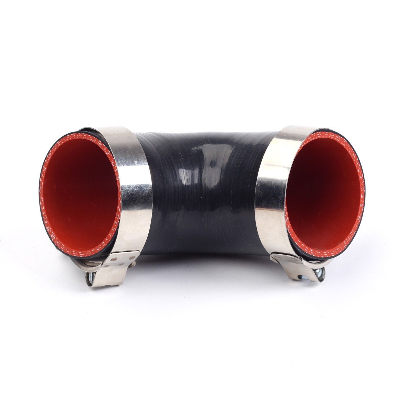 90 Degree Elbow Silicone Hose/Intake/Intercooler Pipe Turbo Coupler + Clamps