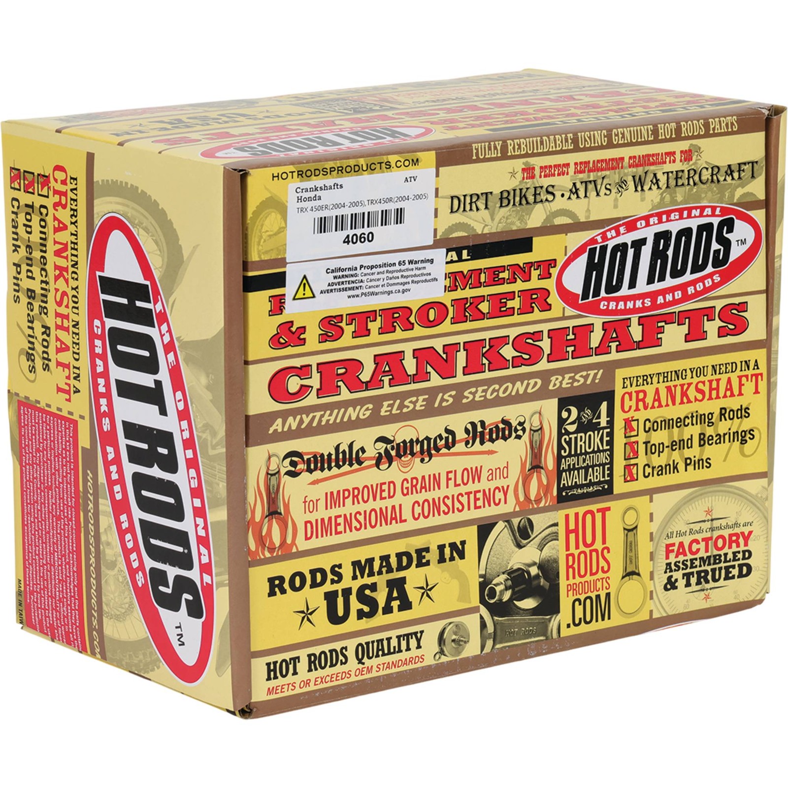 New Hot Rods Crankshaft For Honda TRX 450 R 2004-2005 4060
