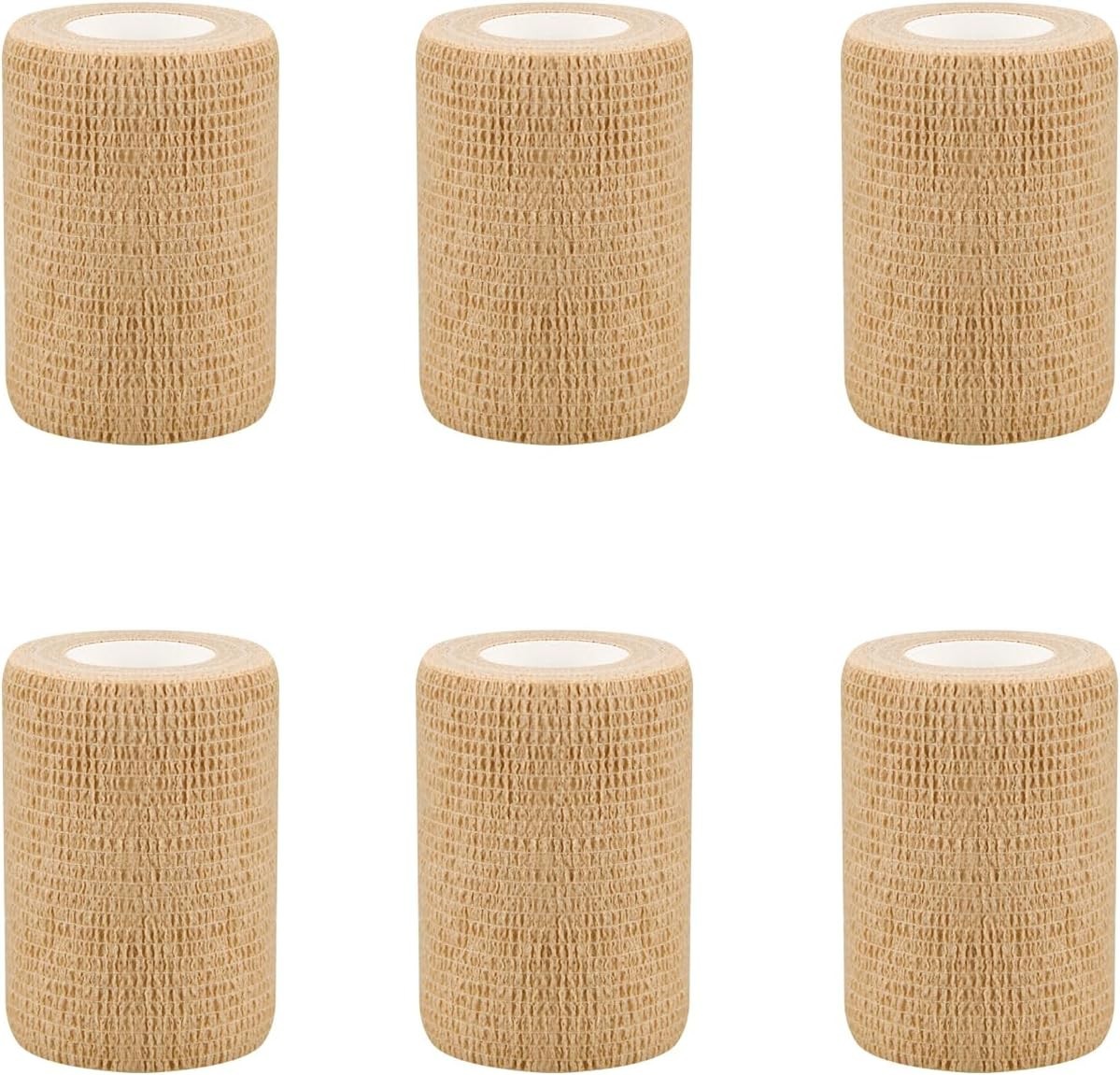 6pcs 2in Self Adhesive Bandage Wraps, Vet Wraps, 12 Colors to Choose, 5 Yard ...