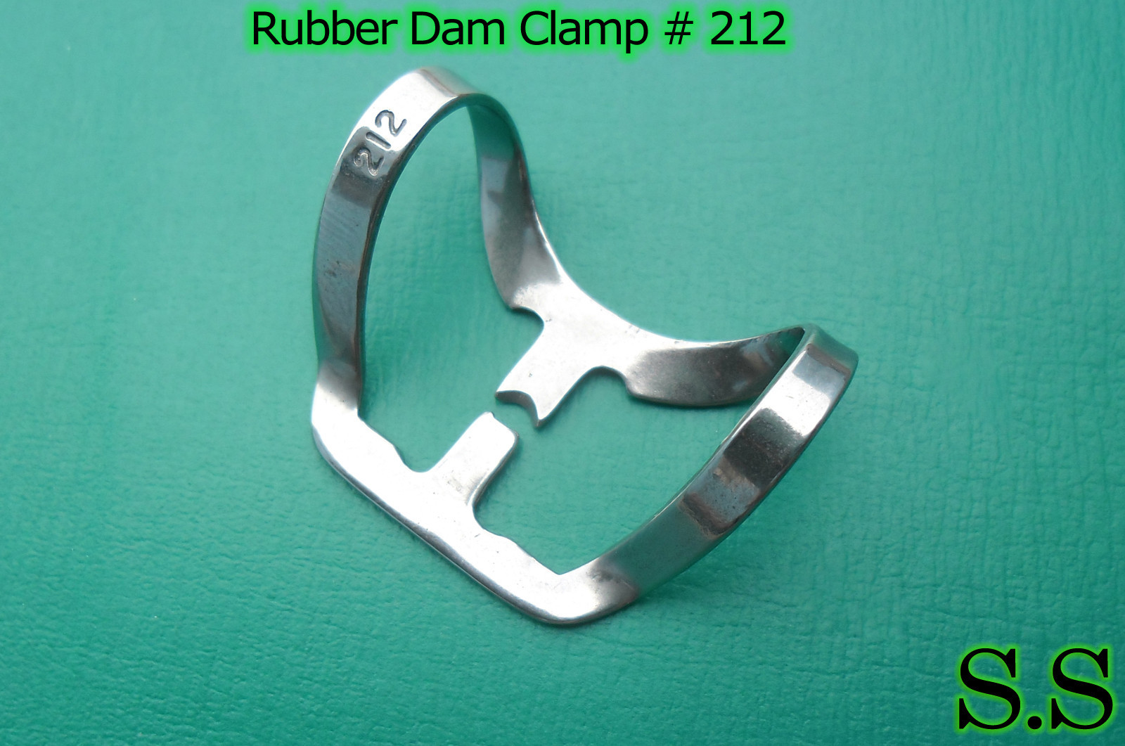 6 Endodontic Rubber Dam Clamp #212 Surgical Dental Instruments