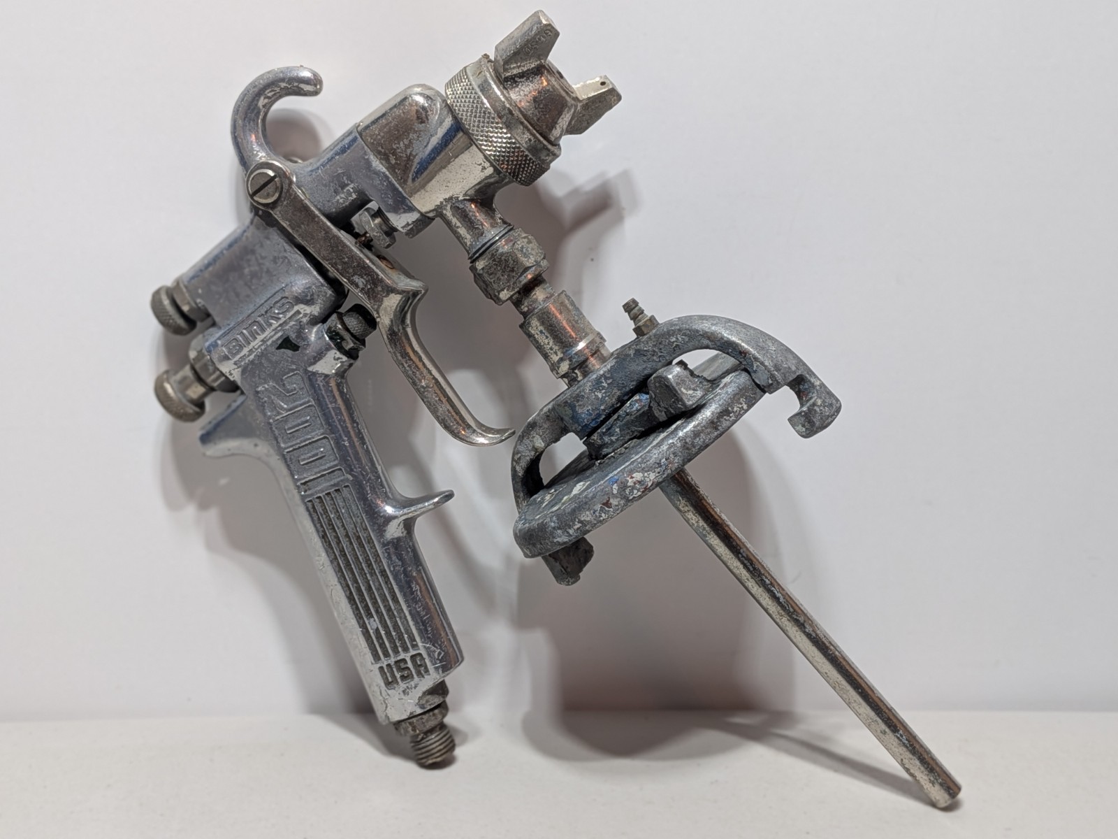 Vintage Binks 2001 Spray Gun Made In USA Compressed Air